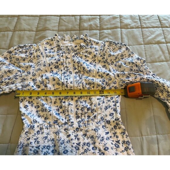 Urban Outfitters x Laura Ashley Maisy Mock Neck Mini Floral Dress Womens Size XS - Picture 8 of 14